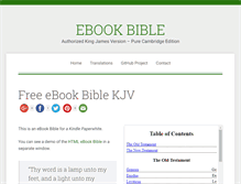 Tablet Screenshot of ebookbible.org